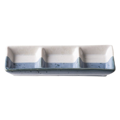 Square Ceramic Snack Sauce Ceramic Plate