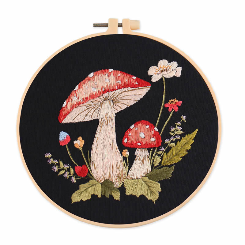 DIY Mushroom Embroidery Kit – Perfect for Beginners