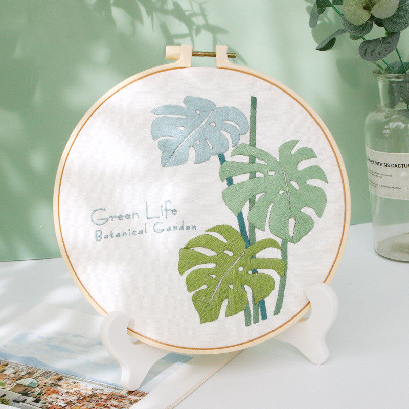 Cozy Scandinavian DIY Embroidery Flower Kit