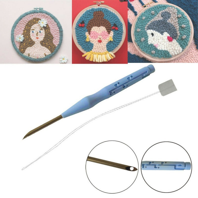Thick Copper Tube Embroidery Needle – Russian Copper Stamp Design