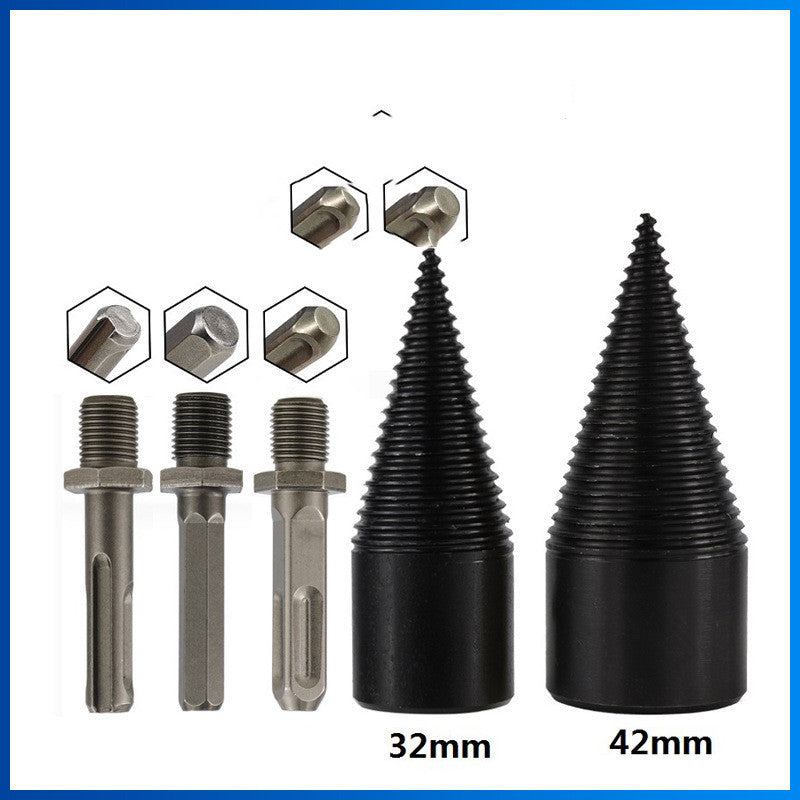 Household Wood Splitting Drill Bit Wood Splitting Artifact