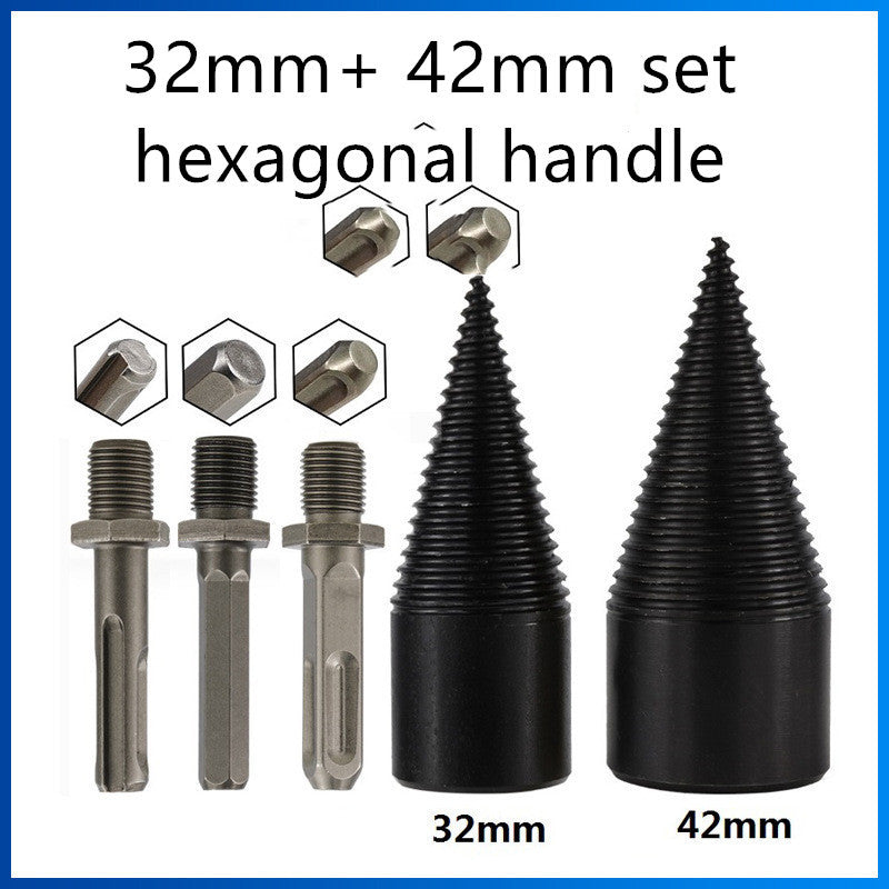 Household Wood Splitting Drill Bit Wood Splitting Artifact