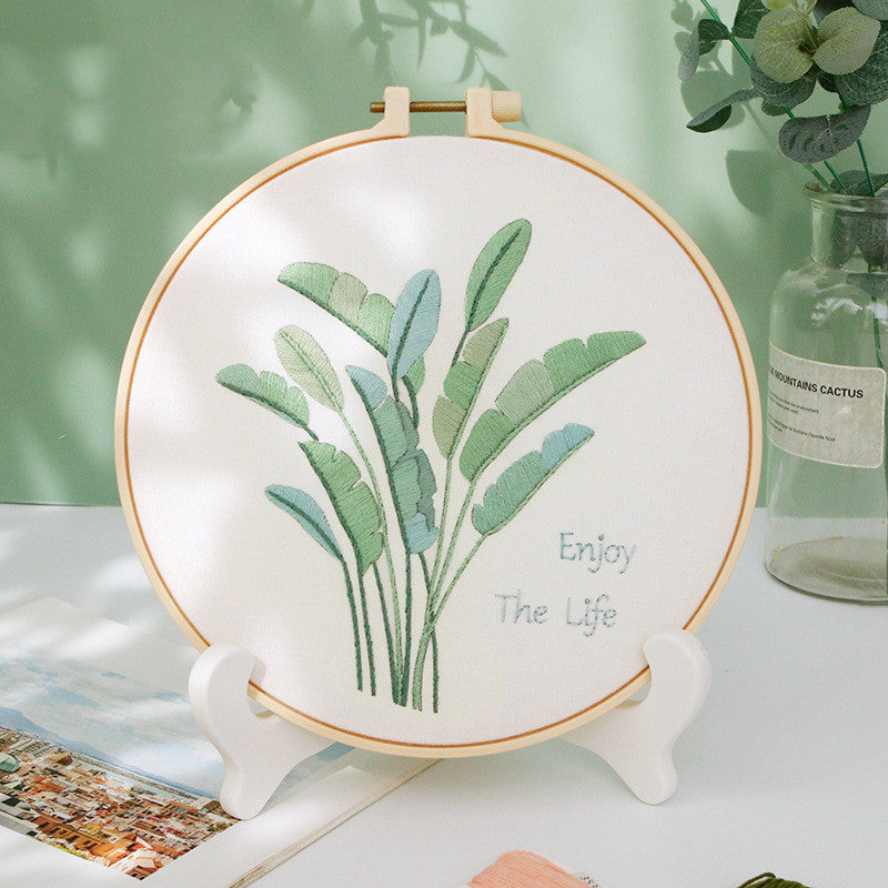 Cozy Scandinavian DIY Embroidery Flower Kit