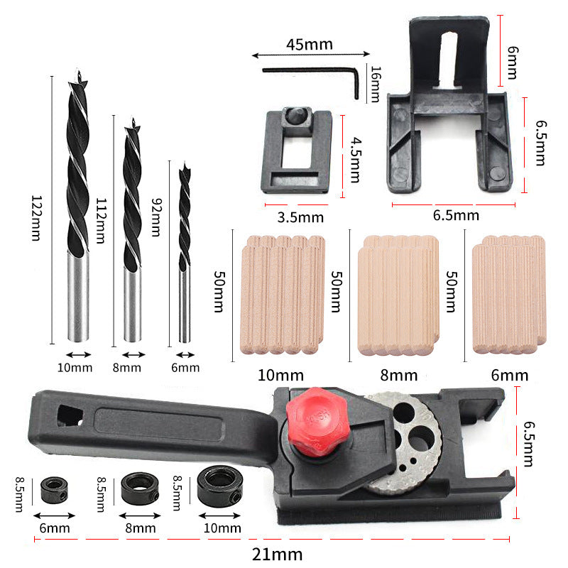 Wooden Plug Cutter & Tenon Puncher – Round Wood Tapper for Straight Holes