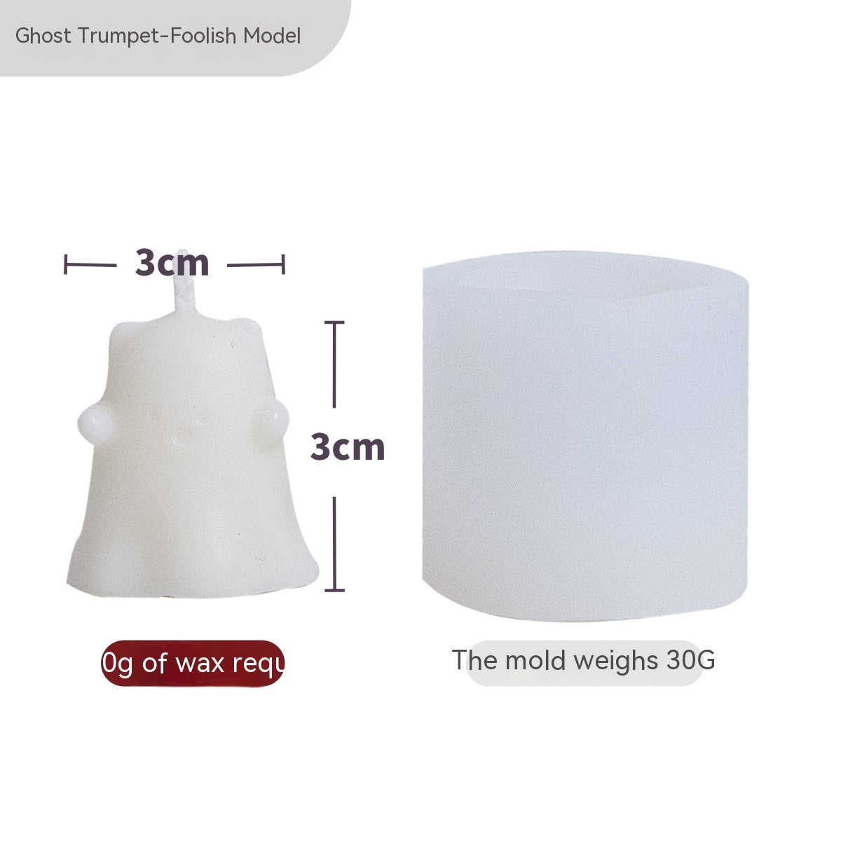 Halloween Silicone Mold – Ghost & Pumpkin Candle Making Mould for Aromatherapy & DIY Crafts
