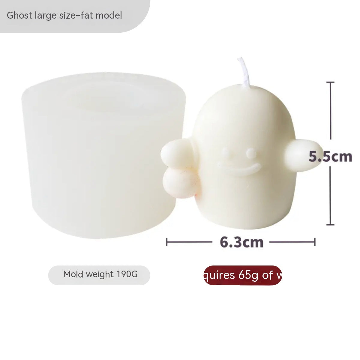 Halloween Silicone Mold – Ghost & Pumpkin Candle Making Mould for Aromatherapy & DIY Crafts