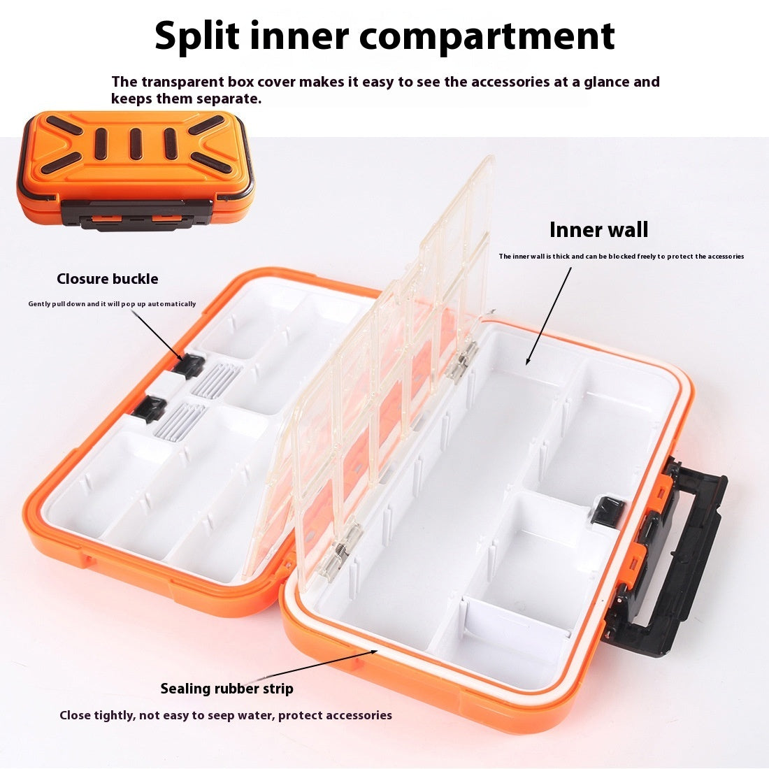 254pcs Fishing Tackle Set – Durable Waterproof Box