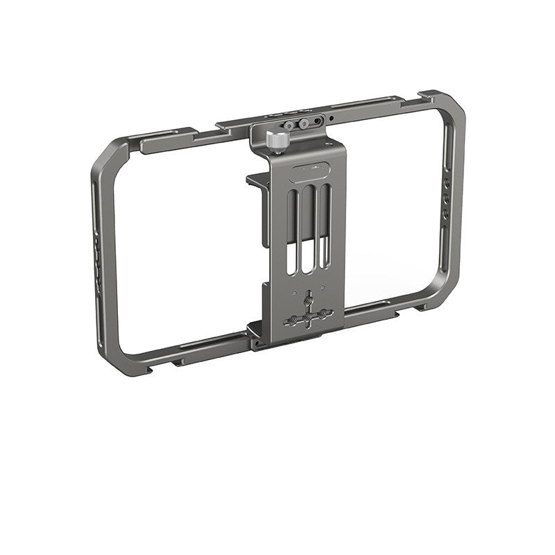 Two-Handed Rabbit Cage Kit – Stabilizer for Video Shooting, Vlogging & Filmmaking, with microphone, light and tripod