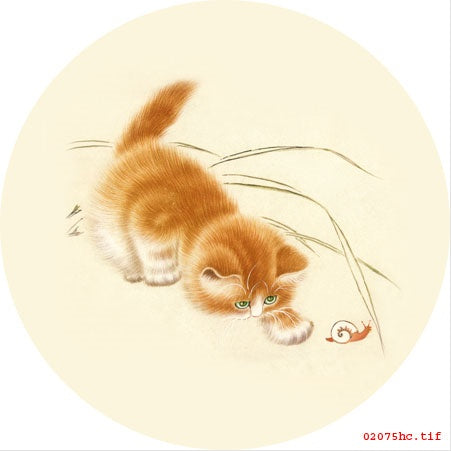 Cute Kitten Hand Embroidery Diy Beginner Kit