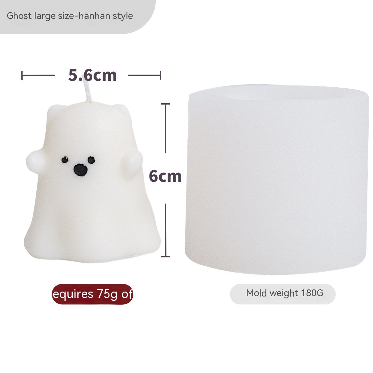 Halloween Silicone Mold – Ghost & Pumpkin Candle Making Mould for Aromatherapy & DIY Crafts