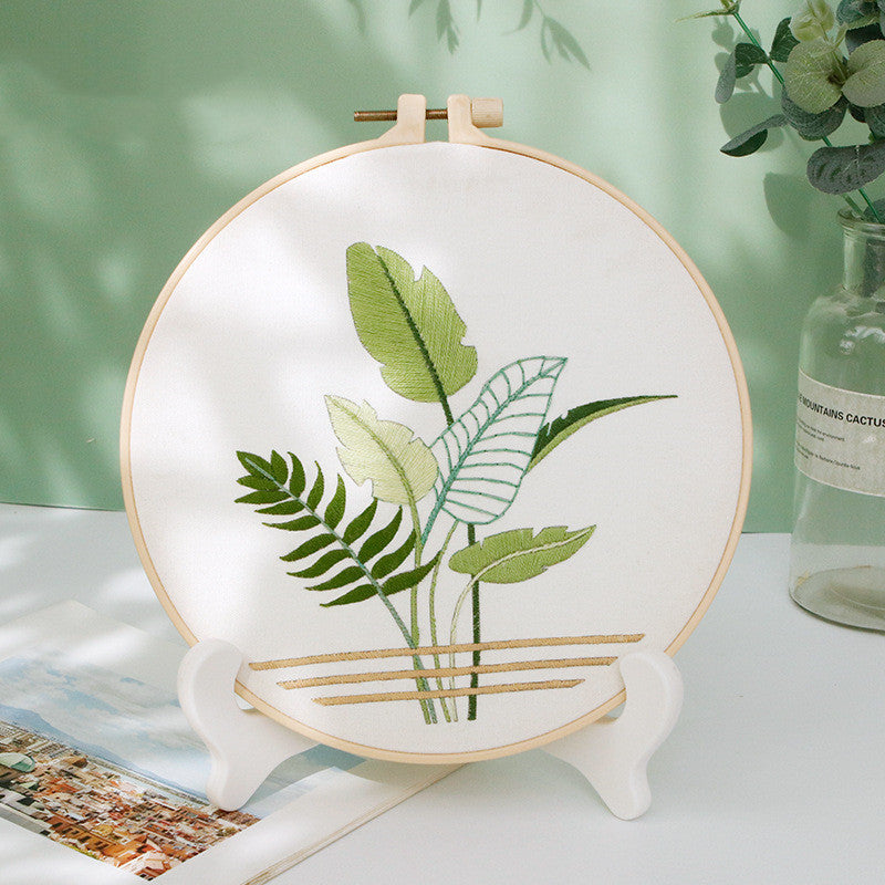 Cozy Scandinavian DIY Embroidery Flower Kit