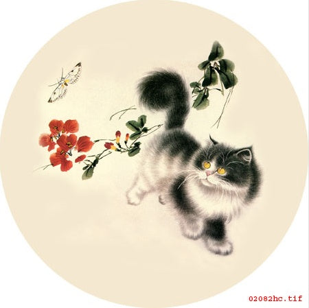 Cute Kitten Hand Embroidery Diy Beginner Kit