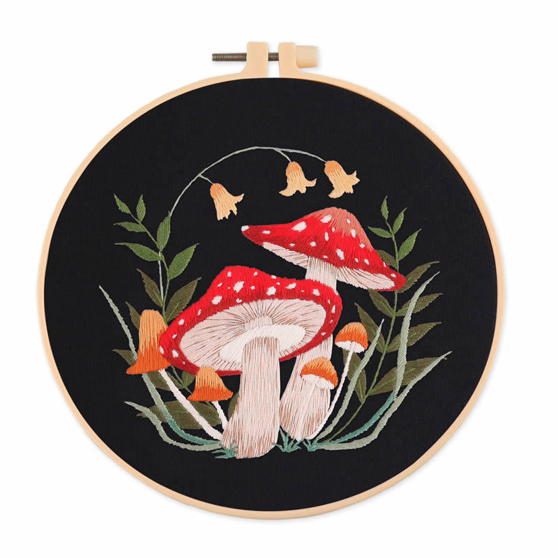 DIY Mushroom Embroidery Kit – Perfect for Beginners