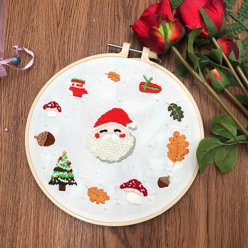 Diy Hand Embroidery Material Kit Creative Novice