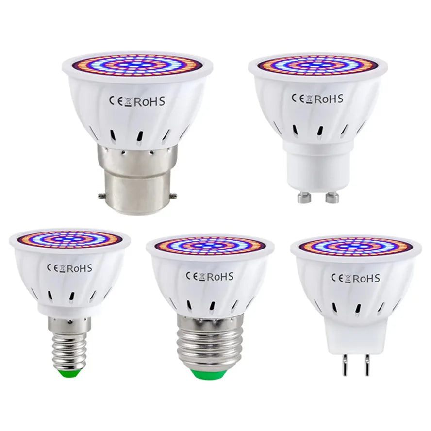 LED Grow Full Spectrum Bulb E27 E14 GU10 MR16 220V Greenhouse Hydroponic Lamp Grow Light For Indoor Plant Phyto Flower Lamp