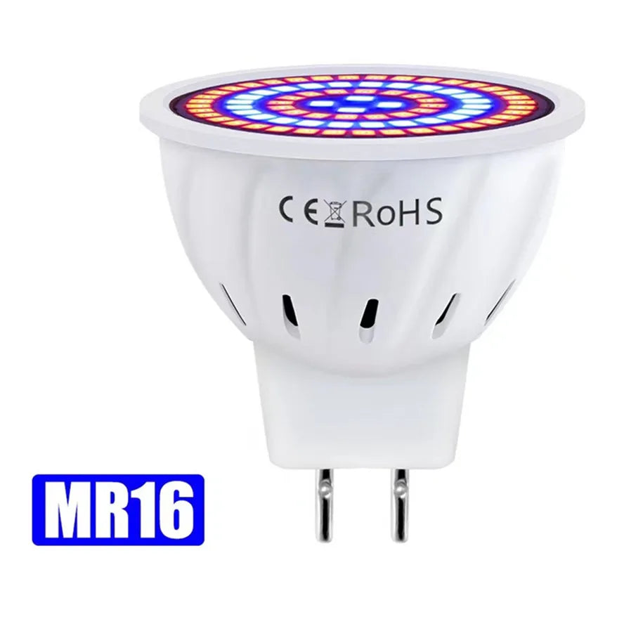 LED Grow Full Spectrum Bulb E27 E14 GU10 MR16 220V Greenhouse Hydroponic Lamp Grow Light For Indoor Plant Phyto Flower Lamp