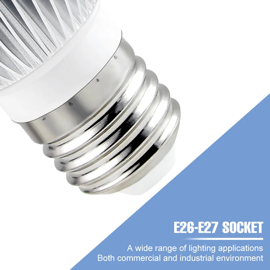 E27 LED Grow Light Bulb E14 Full Spectrum Plant Lamp Indoor Flower Seeds Hydroponics Cultivation Lights For Vegetable Growth Box