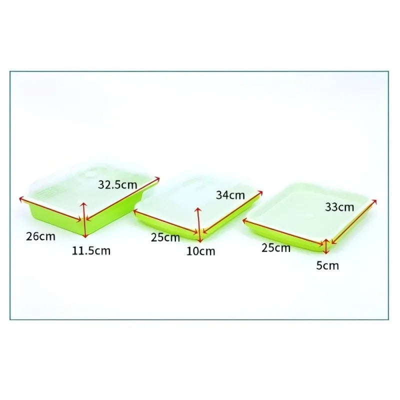 1pc, Home Garden Balcony Portable Pet Grass Soilless Hydroponic Bean Seedling Tray Soilless Cultivation Tray Home Sprout Seedlin
