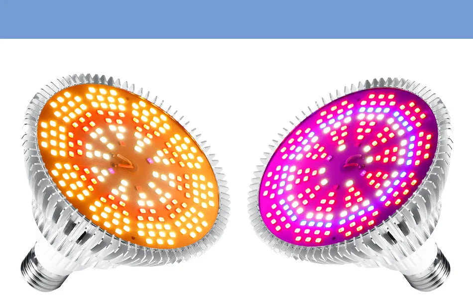 E27 LED Grow Light Bulb E14 Full Spectrum Plant Lamp Indoor Flower Seeds Hydroponics Cultivation Lights For Vegetable Growth Box