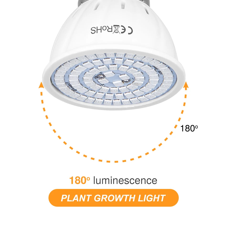LED Grow Full Spectrum Bulb E27 E14 GU10 MR16 220V Greenhouse Hydroponic Lamp Grow Light For Indoor Plant Phyto Flower Lamp