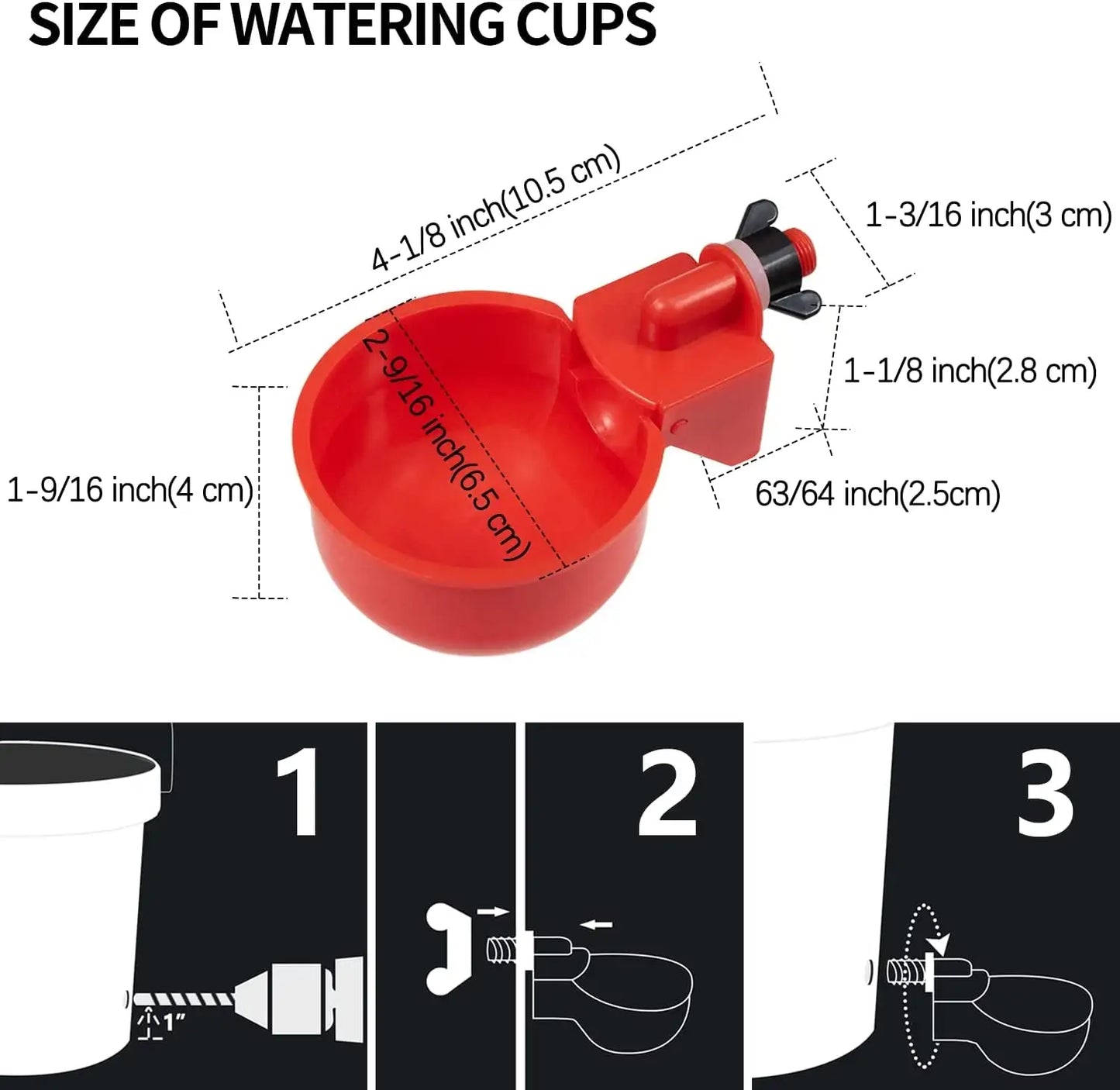 Automatic Chicken Water Cups for Poultry