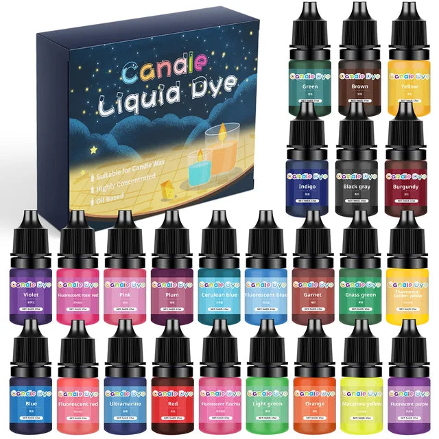 Candle Dye Kit Liquid Pigment Set