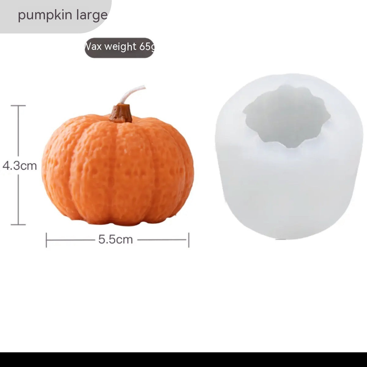 Halloween Silicone Mold – Ghost & Pumpkin Candle Making Mould for Aromatherapy & DIY Crafts
