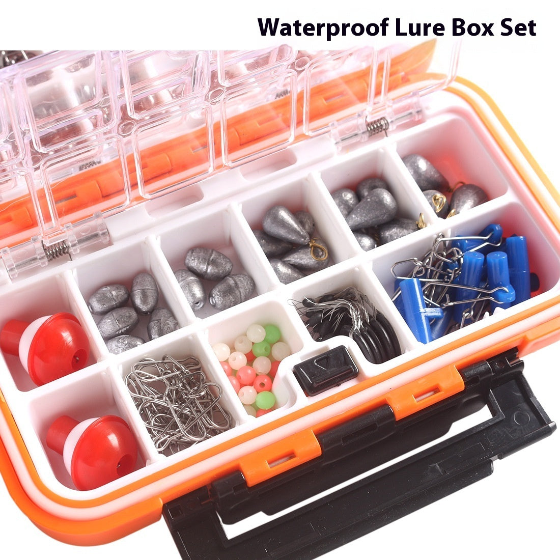 254pcs Fishing Tackle Set – Durable Waterproof Box