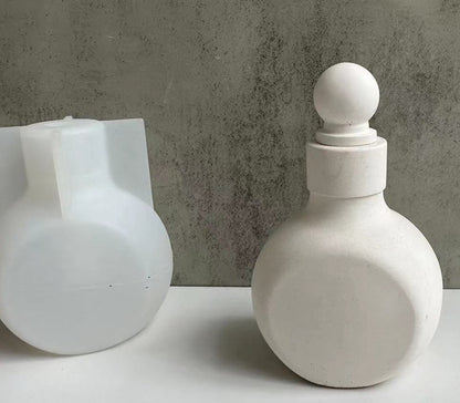 DIY Perfume Bottle Vase Plaster Silicone Mold