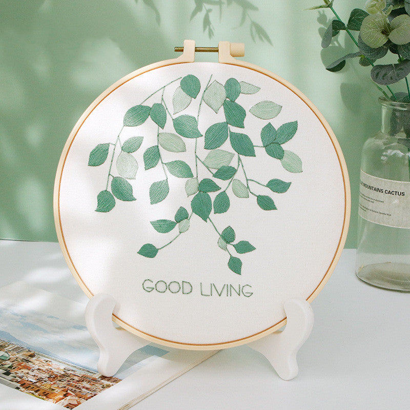 Cozy Scandinavian DIY Embroidery Flower Kit