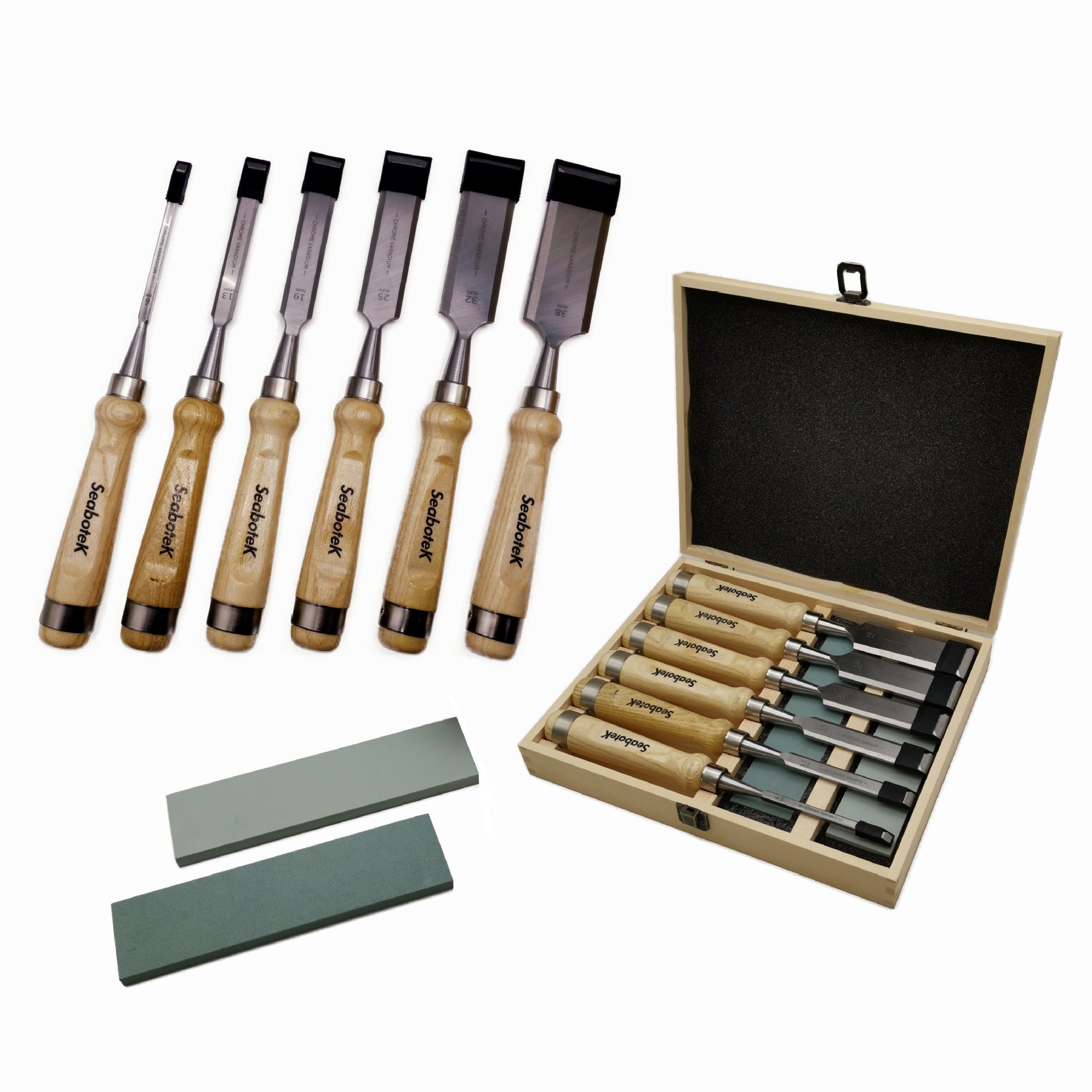 6 Piece Wood Handle Chisels Woodworking Set Woodworking Tools Professional Woodworking Tools