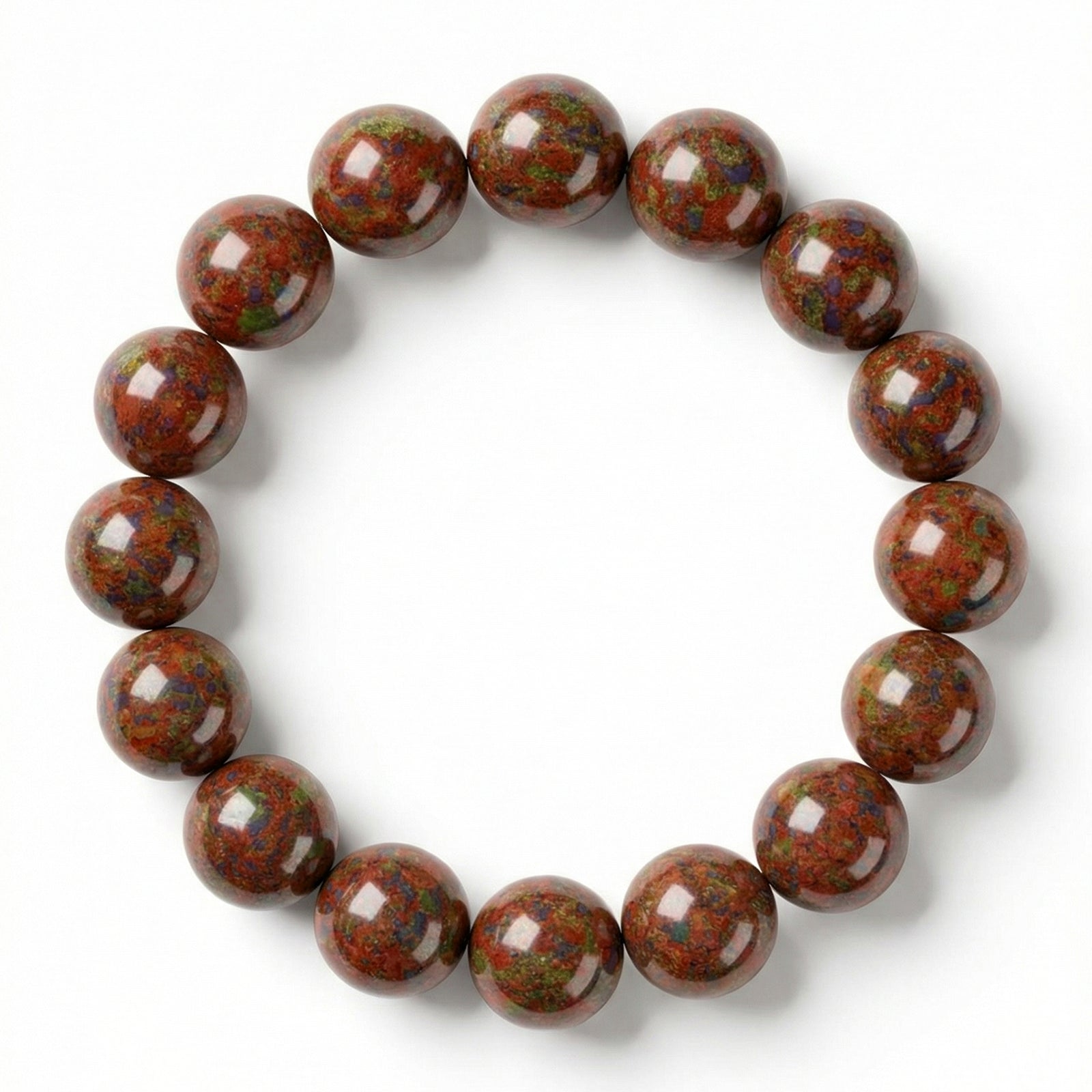 Traditional Chinese Medicine Jewelry Bead Bracelet - Healing Stone TCM Bracelet - Zen Wellness Gift - Handmade Natural Stone Jewelry - Balance and Harmony Wristband