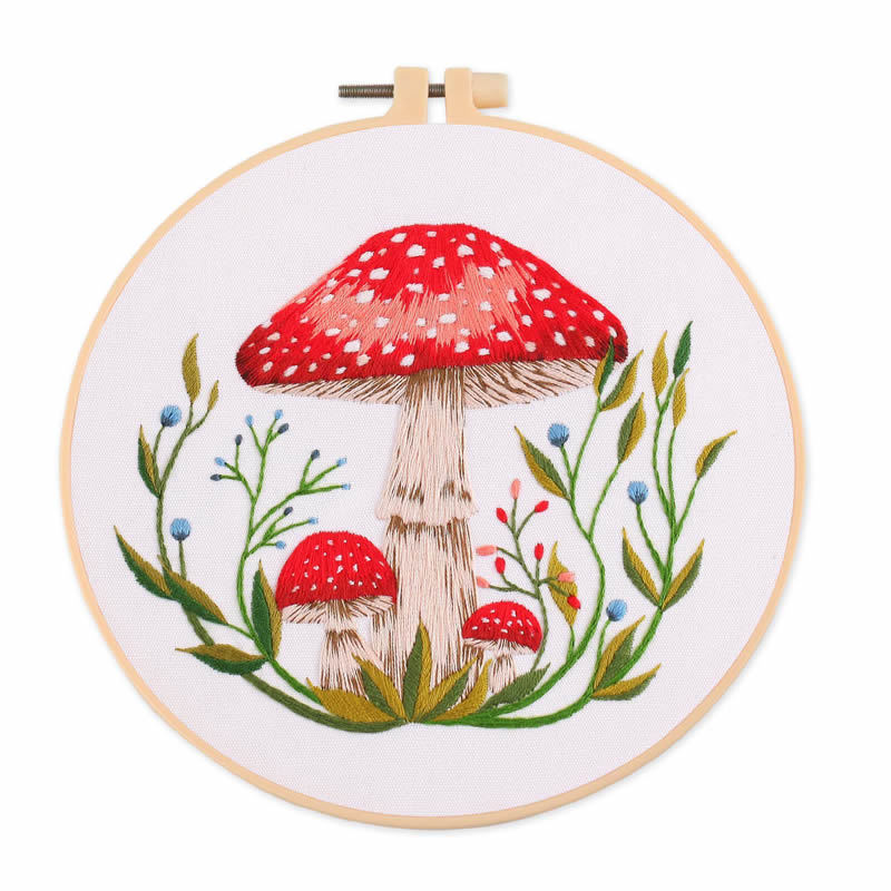 DIY Mushroom Embroidery Kit – Perfect for Beginners