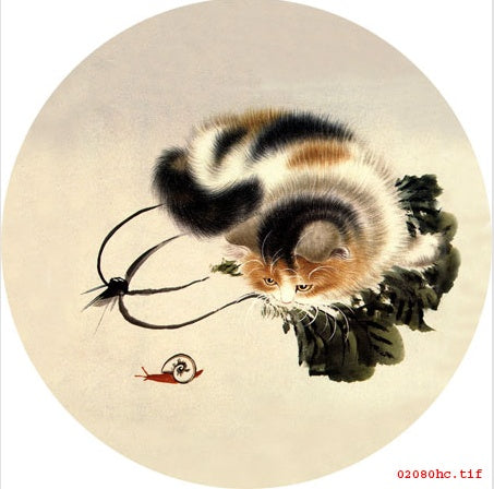 Cute Kitten Hand Embroidery Diy Beginner Kit