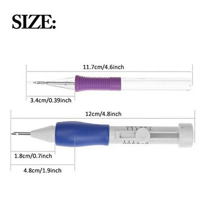 Embroidery Pen Set with Magic Patterns: DIY Craft Kit