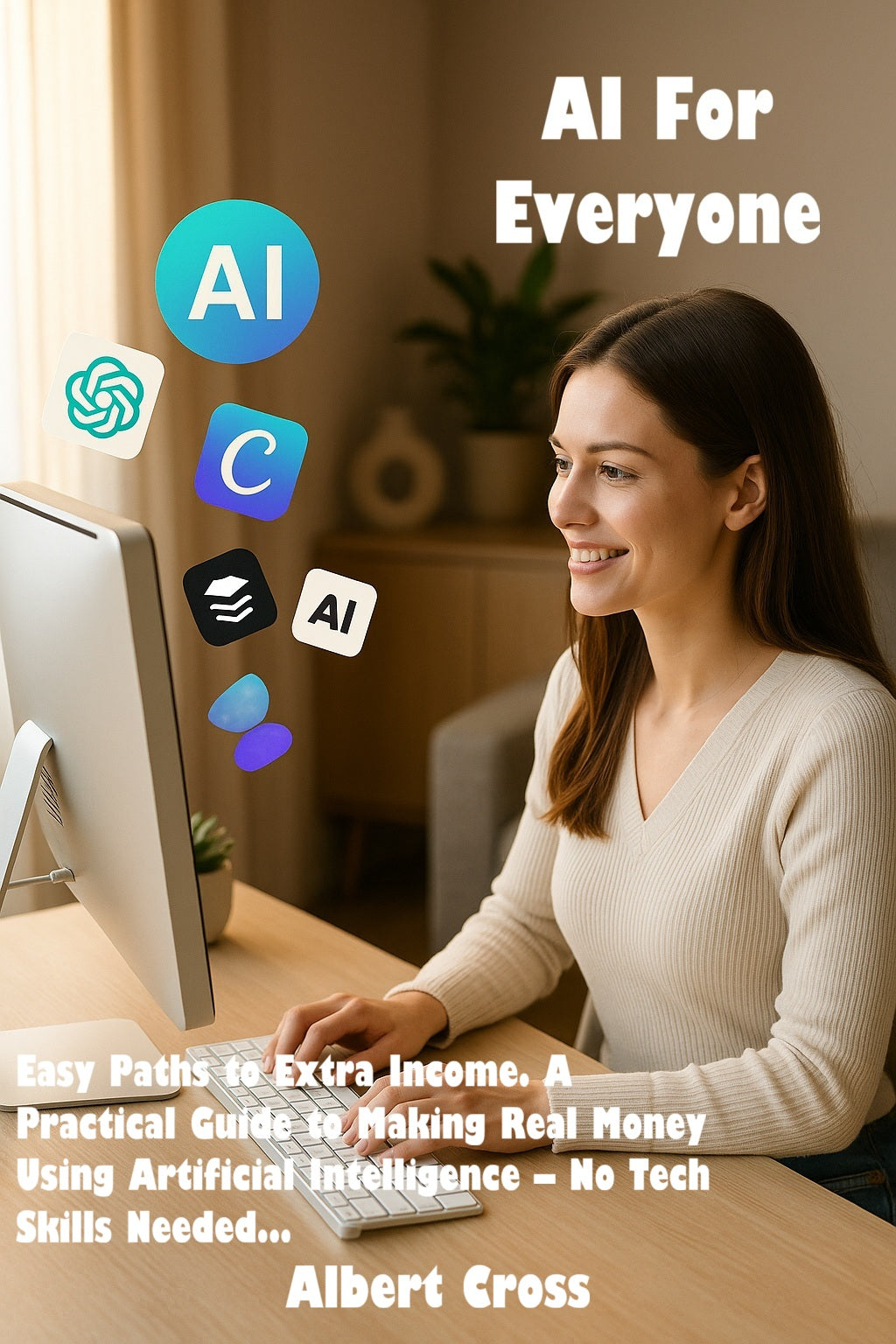 AI For Everyone: Easy Paths to Extra Income. A Practical Guide to Making Real Money Using Artificial Intelligence –No Tech Skills Needed...