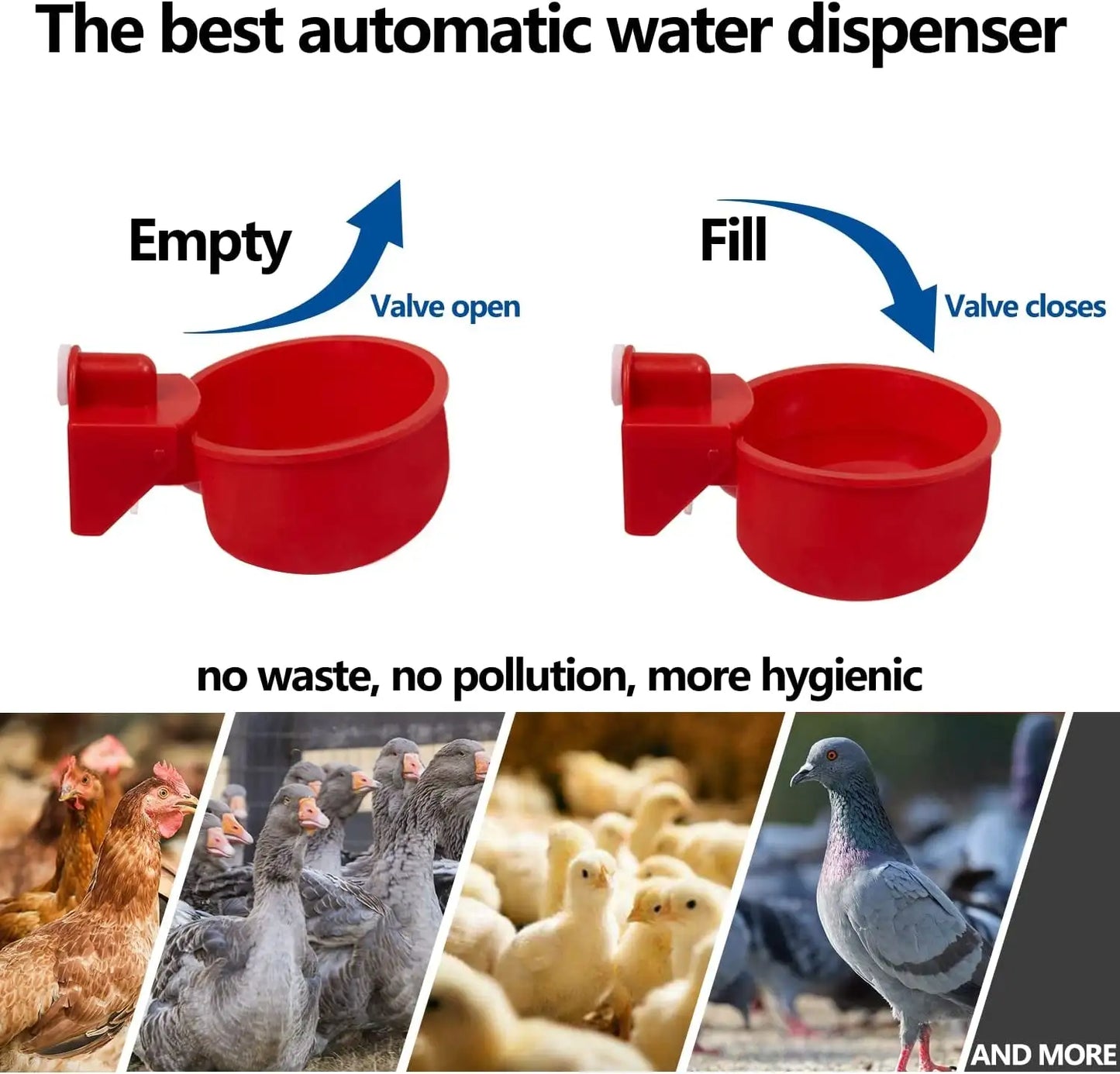 Automatic Chicken Water Cups for Poultry