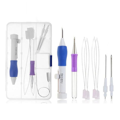 Embroidery Pen Set with Magic Patterns: DIY Craft Kit